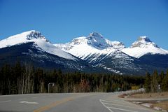 27 Survey Peak and Mount Erasmus From Saskatchewan River Crossing On Icefields Parkway.jpg